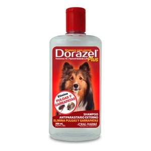 Drag Pharma - Dorazel Plus Shampoo Antiparasitario Para Perros 300Ml N/A