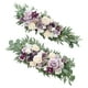 thumbnail image 3 of Guirnalda De Ratán De Rosas Artificiales Con Botín Floral Para Decoración De Bodas Y Banquetes, 3 of 3