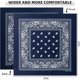thumbnail image 2 of Extra Large Bandana 27 inch, 100% Cotton Bandana for Men and Women, 2 of 3