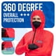 thumbnail image 2 of Equipo de protección personal desechable Medtecs Hazmat Suit AAMI de nivel 4, 2 of 6