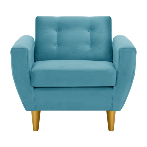 Sofa Bote 1c Felpa 01 Turquesa