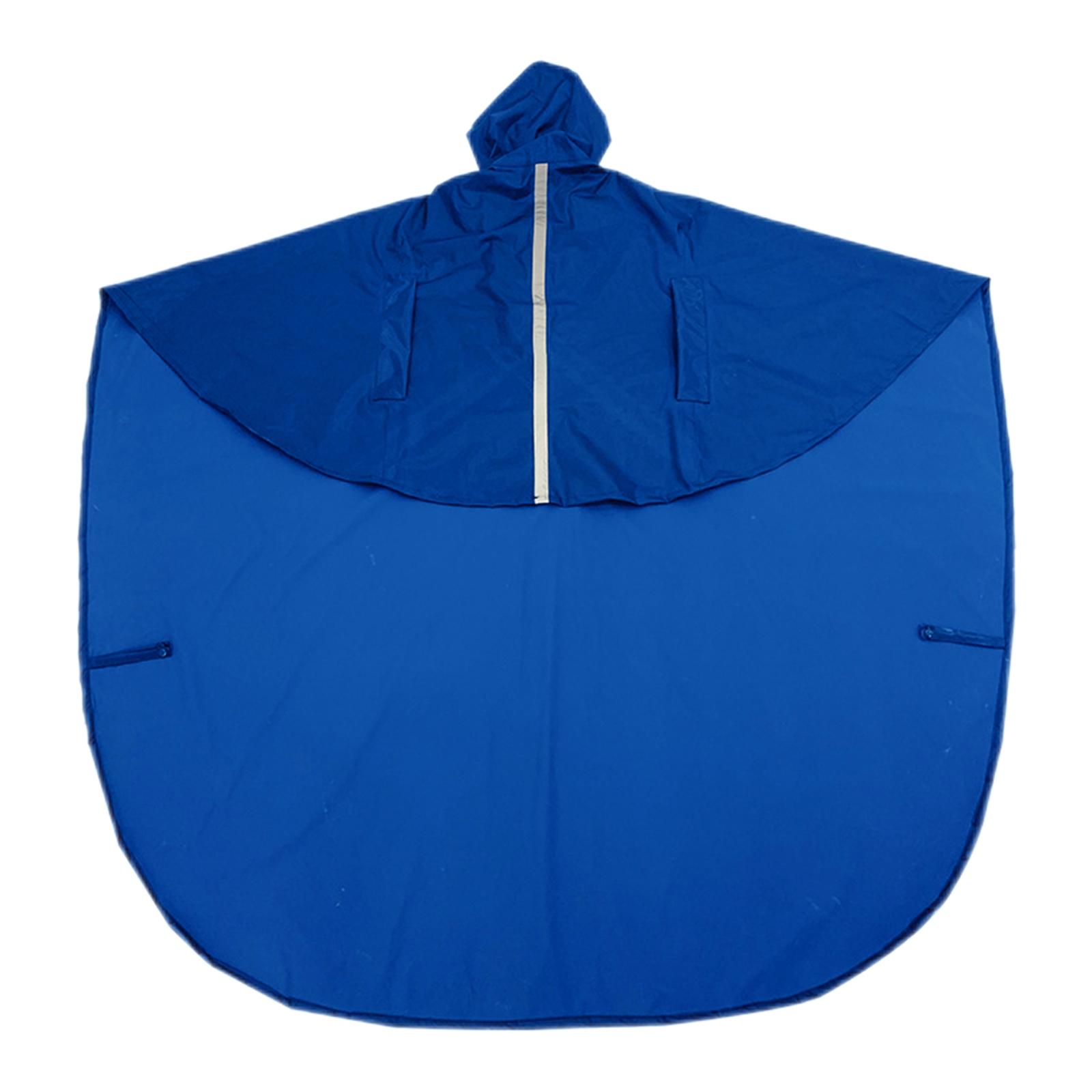 Ioensy - Poncho Impermeable Para Silla De Ruedas, Transpirable, Ligero, Capa De Pvc, Capa De Lluvia, Azul