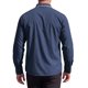 thumbnail image 3 of INSPIRE CHIC Camisa de Vestir para Hombre de Manga Larga con Botones y Cuello de Cuadros en Contraste L Azul Marino, 3 of 6