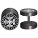 thumbnail image 5 of Pendientes Con Estilo Para Hombres Y Mujeres, Aretes Redondos De Metal, Joyería Perforadora, Estilo A, 5 of 5