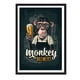 thumbnail image 1 of Cuadro Monkey Brewery con Marco Negro, 1 of 1