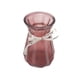 thumbnail image 2 of Florero Jarron Vidrio 19Cm Alto Flores Deco Burdeo, 2 of 2