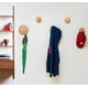 thumbnail image 2 of Juego de 5 botones de pared Coat Hanger Made MM-CH-029 de madera natural, 2 of 2