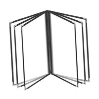 Ioensy - Soporte Para Menú Esquinas Metálicas Soporte Para Cubiertas De Menú Para Cafetería, Hotel, Restaurante 6 Página 12 Ver