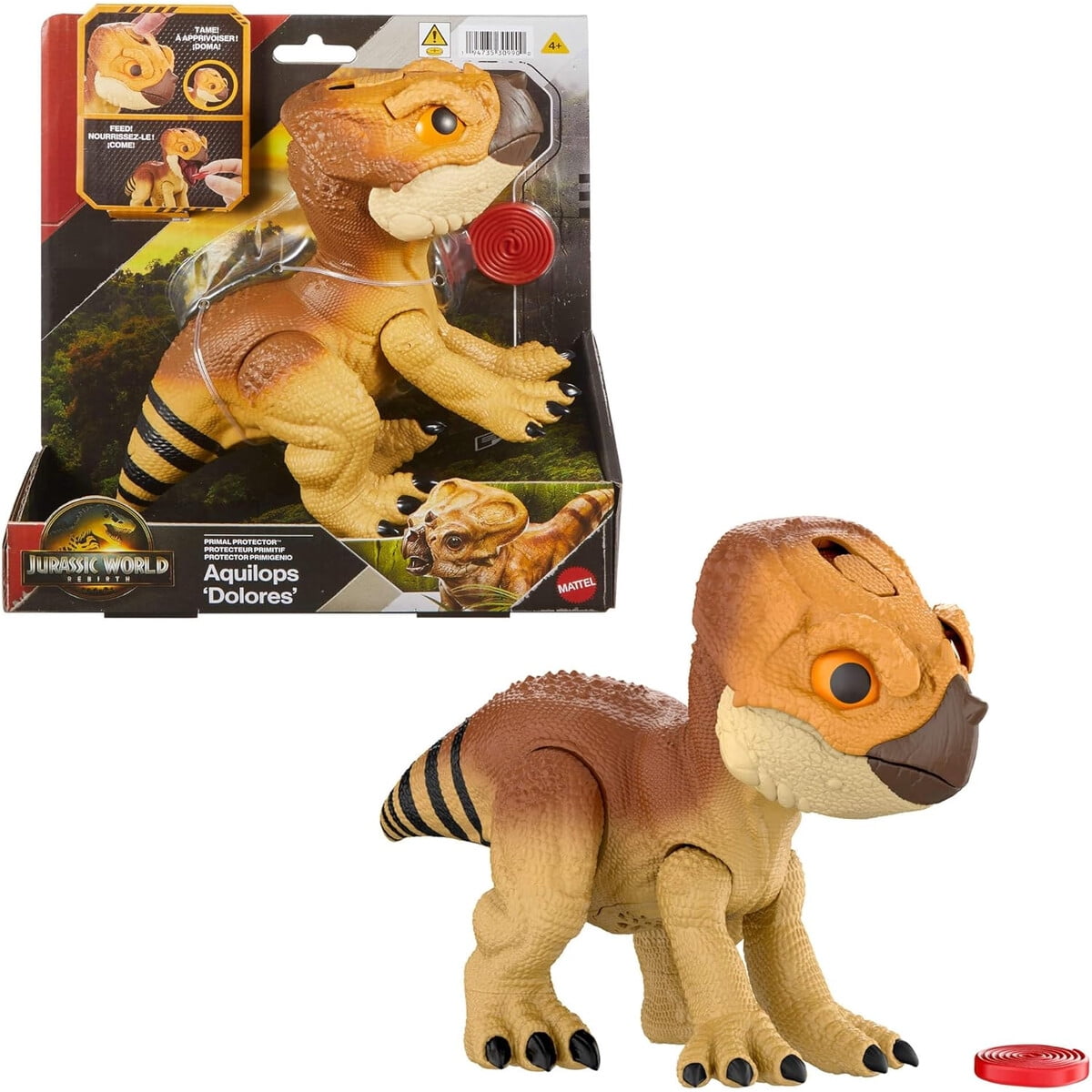 Dinosaurio Interactivo Mattel Jurassic World Aquilops Dolores