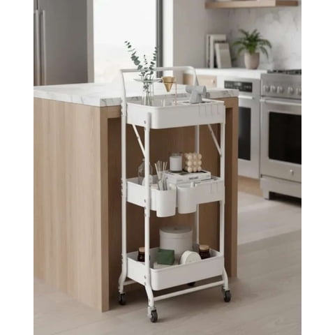 Myl Todo Hogar - Carrito De Almacenamiento Organizador Plegable