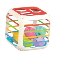 Magideal - Actividad Cube Bin Toyes Sensoriales Decoración Multifunción Colorida De Juguetes De Aprendizaje Temprano Portátiles Bloques De Forma Sensorial Para