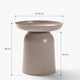 thumbnail image 5 of Mesa Lateral Metálica Otelo Taupe, 5 of 5