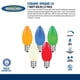 thumbnail image 5 of Bombillas de repuesto navideñas Novelty Lights C9 de cerámica naranja, 5 of 8