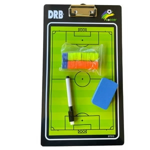 Pizarra Táctica Entrenador De Fútbol Magnética + Fichas Drb