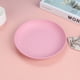 thumbnail image 1 of Xiao Hua Plato Profundo de Paja de Trigo - Adecuado para Microondas y Lavavajillas, Plato de Plástico Resistente Que No Es Frágil, Juego de 4 Piezas, Rosa, 1 of 4
