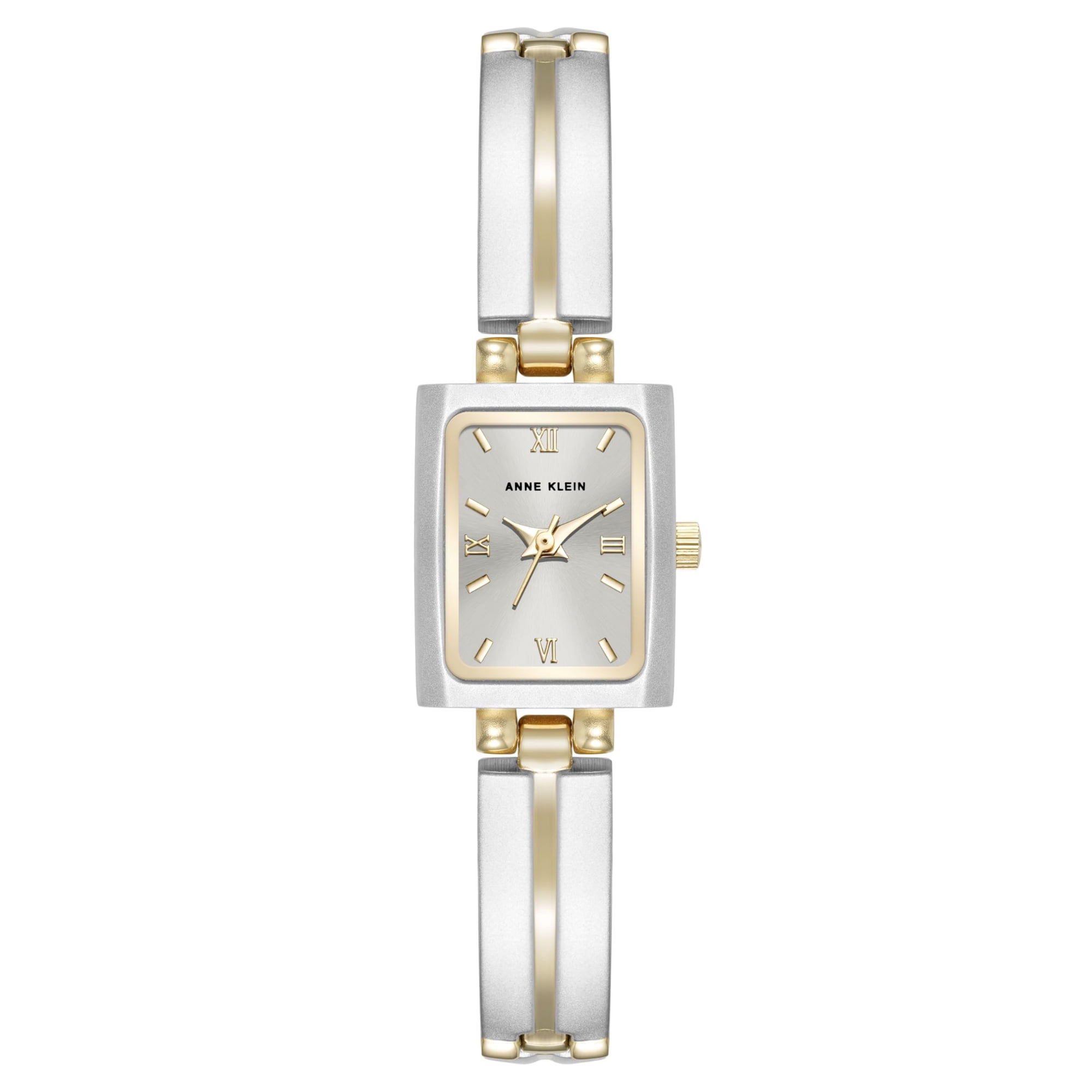 Reloj Pulsera Bicolor Plateado Y Dorado Para Mujer Anne Klein