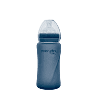 Everyday Baby - Mamadera De Vidrio Termosensible 240 Ml Blueberry