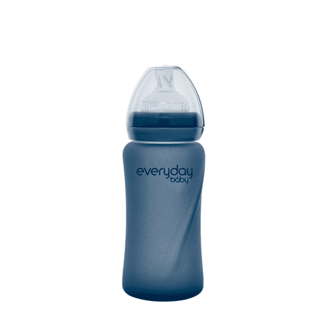 Everyday Baby - Mamadera De Vidrio Termosensible 240 Ml Blueberry