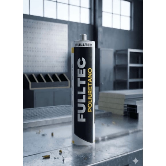 Sellador De Poliuretano Gris 310 Ml. Fulltec