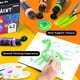 thumbnail image 4 of Set de pintura JOYIN lavable para niños, 42 unidades, con pinceles y paletas, 4 of 7