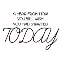 Rienda Libre Graphics - Decomural Start Today Inspirational Ws-43939