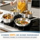thumbnail image 5 of Bateria Cocina Cacerolas 15 Piezas Juego De Ollas Acero Inoxidable, 5 of 11