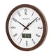 thumbnail image 1 of Reloj de pared Bulova C5007 Dateline de 14 pulgadas con pantalla LCD de doble hora, 1 of 4