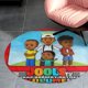 thumbnail image 4 of Jools TV Alfombra Redonda de Felpa Coral, Antideslizante, No Desprende Pelusas, Lavable y Duradera para Salón, Dormitorio y Habitación de Niños 60cm, 4 of 6