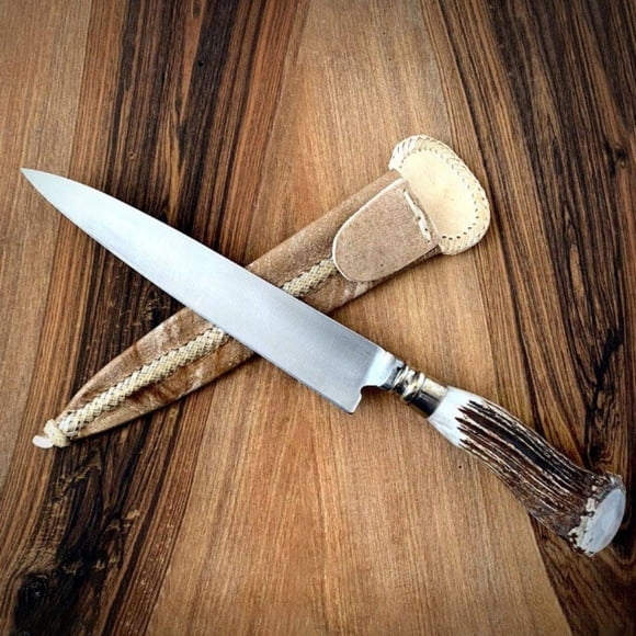 Cuchillo Artesanal Roseta Ciervo 20"
