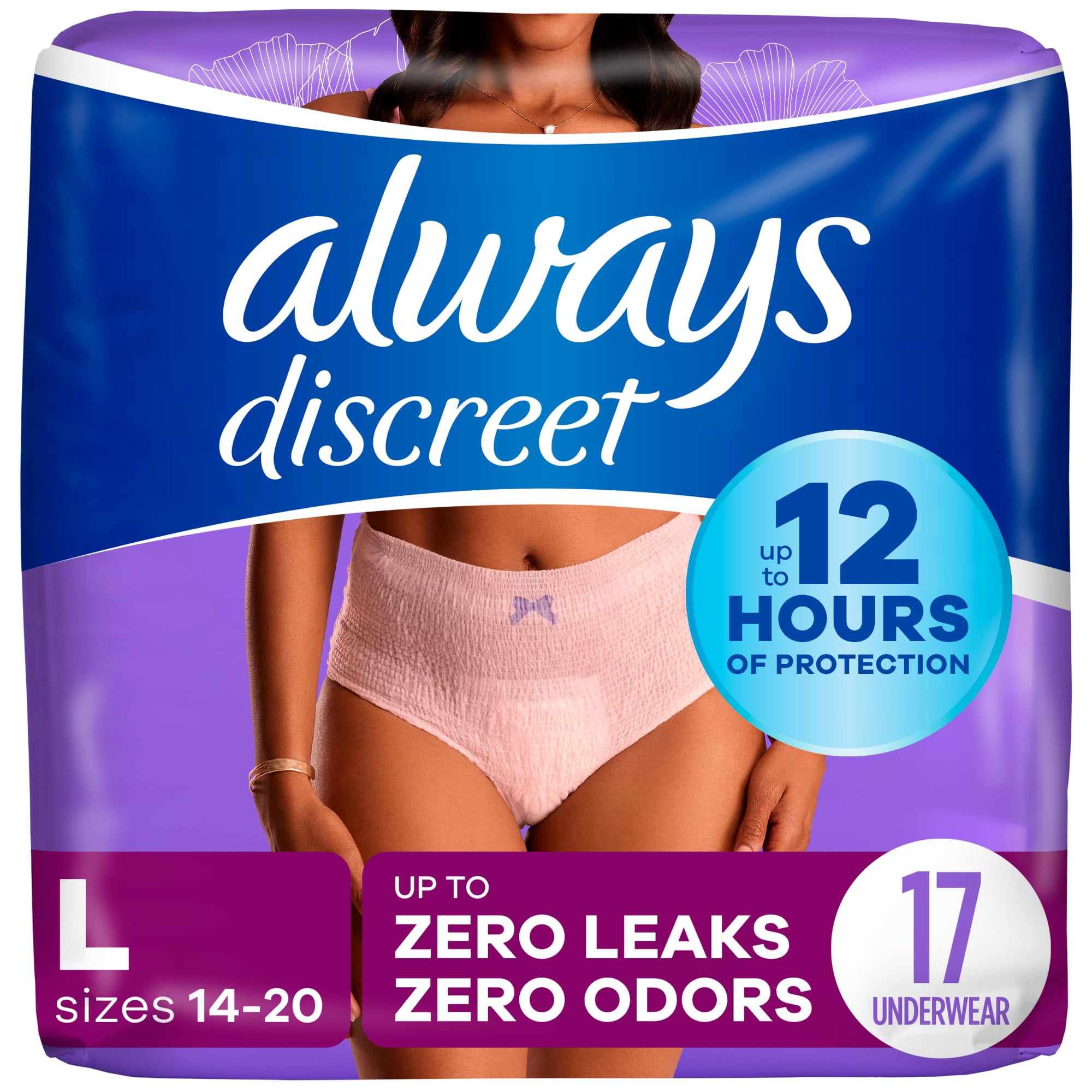 Always Discreet - Ropa Interior Para Incontinencia Y Posparto: Mujeres Siempre Discretas