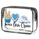 thumbnail image 1 of Transparent PVC Comestic Bag, Waterproof Portable Makeup Pouch, Toiletry Organizer & Travel Accessories, 1 of 3
