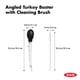 thumbnail image 2 of Turkey Baster Good Grips En Ángulo Con Cepillo De Limpieza, 2 of 2