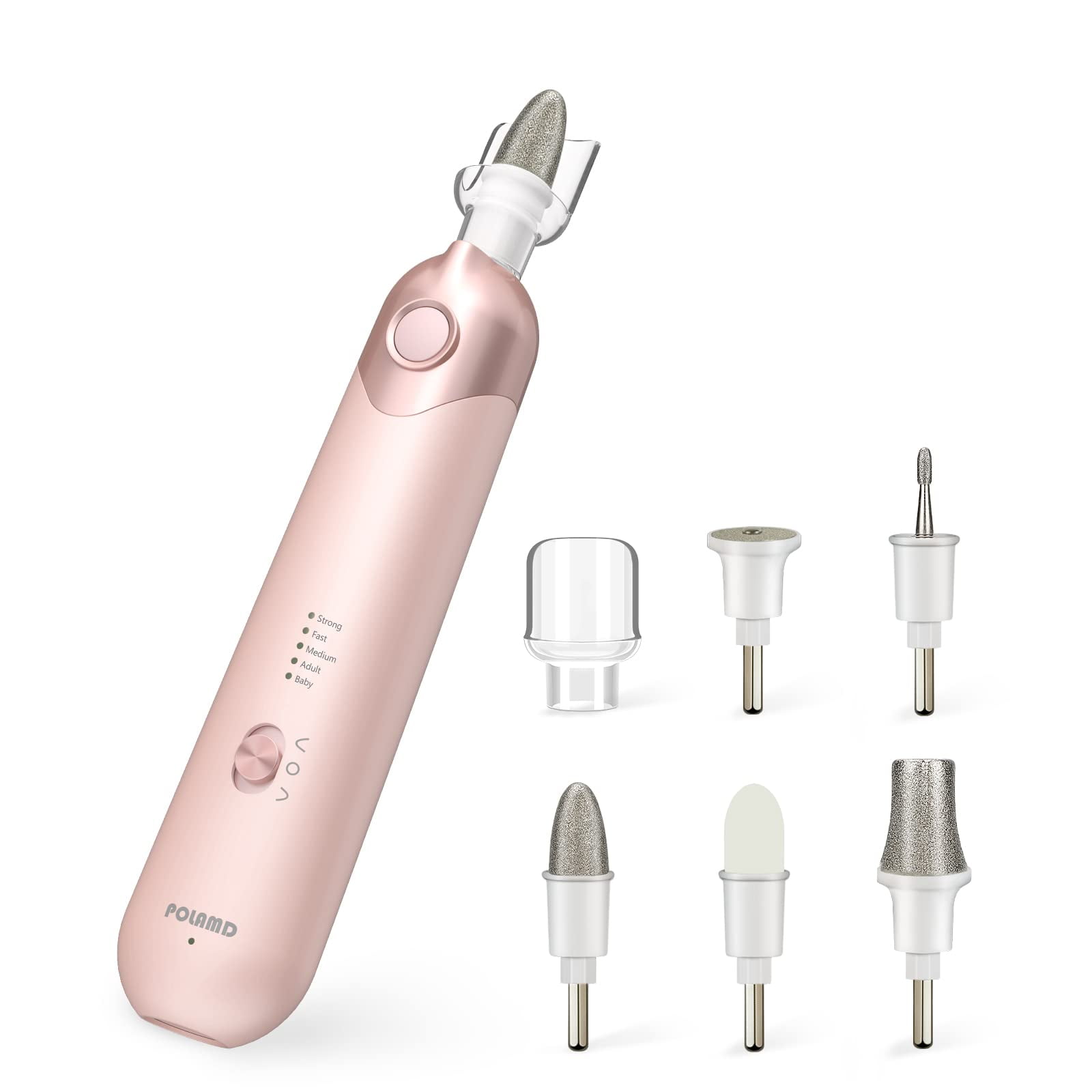 Kit De Manicura Y Pedicura Polamd, Torno Eléctrico Inalámbrico Para Uñas