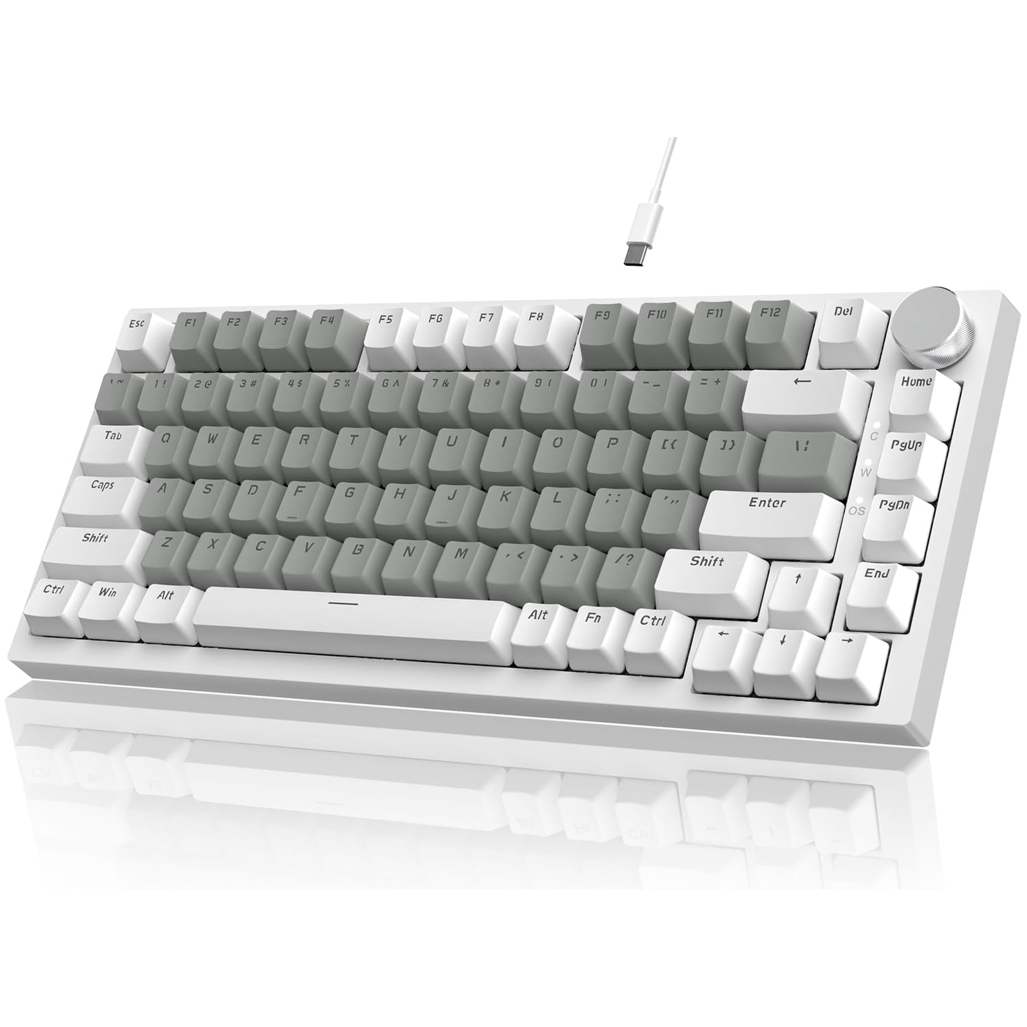 Teclado Mecánico Para Juegos A.jazz Ak820 75% Usb-c Con Cable