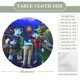 thumbnail image 2 of Onward-theme Fitted Round Tablecloths Elastic Edged Table Covers Waterproof Table Cloth for Kitchen Holiday Party Tables Decor 150cm, 2 of 6