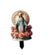 thumbnail image 2 of Estatua de la Santísima María, figura acrílica, decoración en maceta, estaca de jardín, adorno paisajístico para casa de muñecas, micropaisaje, balcón, 2 of 5