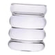 thumbnail image 1 of Vasos De Cóctel De Cristal Acanalados De Los Vidrios 350ml De La Leche De La Taza Para La Bebida Del Agua De La Leche, 1 of 5