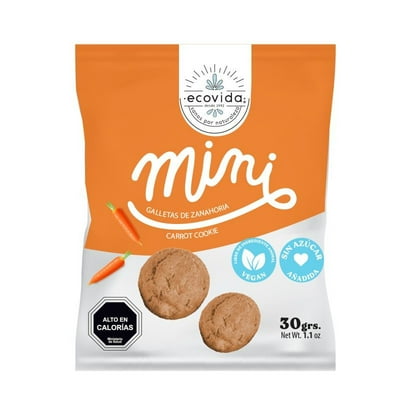 Galleta Mini Zanahoria S/Azucar 30 G Ecovida