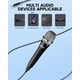 thumbnail image 5 of Micrófono para karaoke Moukey Dynamic Wired, cable XLR de 4 m, negro, 5 of 9