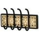 thumbnail image 1 of Ganchos Para Abrigos De Casa De Muñecas Modelo De Simulación Ganchos De Pared Para Decoración Negro, 1 of 5