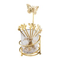 Bothyi - Estante De Almacenamiento Para Cucharas De Café, Tenedores, Tarros, Tenedores De Postre, Soporte Para El Hogar Y La Sala De Estar Con Tenedores