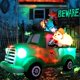 thumbnail image 1 of Decoración inflable de coche fantasma VIKIMORA de 2,3 m con luces LED, 1 of 9