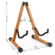 thumbnail image 5 of Soporte de guitarra SNIGJAT de madera con marco en A plegable acústico, 5 of 8