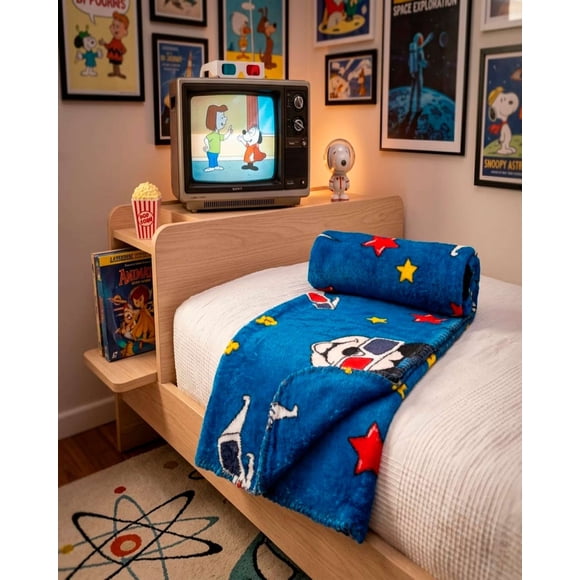 Manta Infantil Ligera Para Siestas de 127x152cm de Mickey