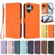 thumbnail image 3 of Funda Billetera con Relieve de Gato para Honor X6D, Naranja, 3 of 6
