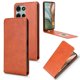 thumbnail image 1 of Funda tipo folio para Motorola Moto G75 5G con soporte magnético y protección para la cámara Marrón, 1 of 6