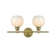 thumbnail image 1 of Aplique de Pared Living District Collier 2 Luces Oro Satinado, 1 of 9