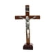 thumbnail image 3 of Cruz De Madera Crucifijo Estatua De Jesús Adorno Para Estante Decoración Regalos Marrón, 3 of 3