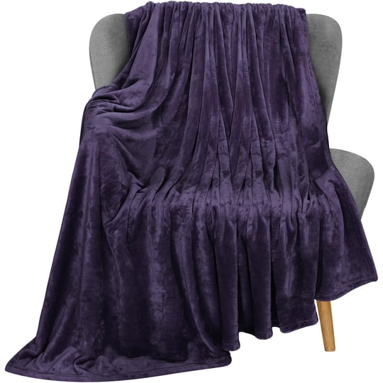 Utopia Bedding - Manta De Forro Polar Blanket Utopia, Color Morado, 300 G/m², Microfibra