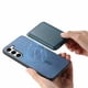 thumbnail image 2 of Funda de Cuero Magnética con Tarjetero para Samsung Galaxy S23 Cubierta Delgada Azul, 2 of 5